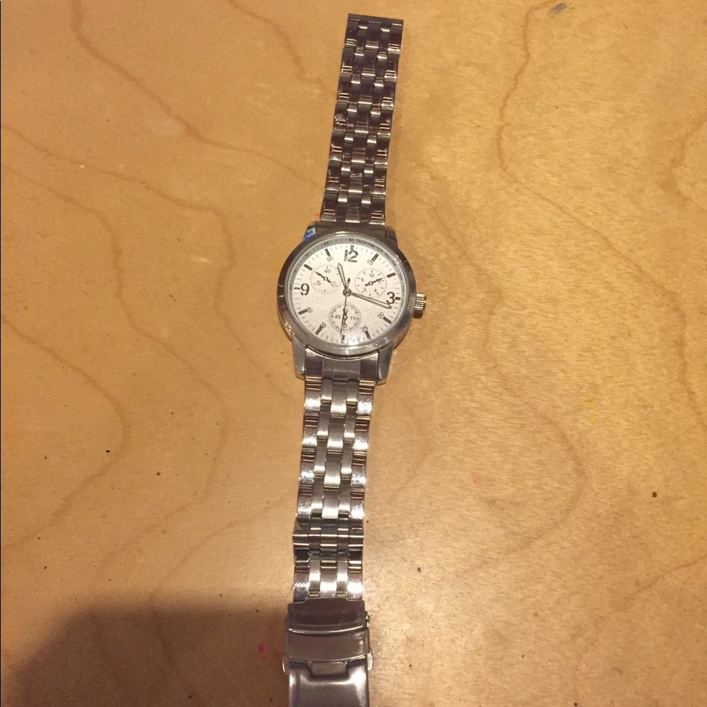 Stainless steel watch